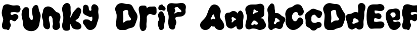 Funky Drip font