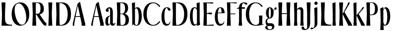 LORIDA font download