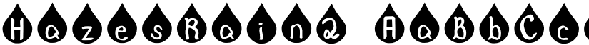 HazesRain2 font