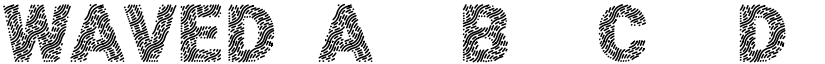WAVED font