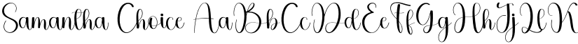 Samantha Choice font download
