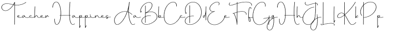 Teacher Happines font