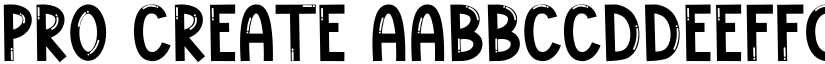 Pro Create font download