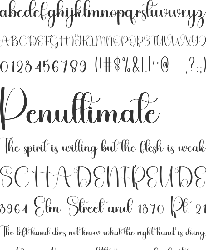 Sparky Dream1 font preview