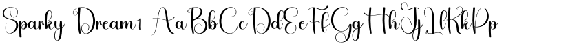 Sparky Dream1 font