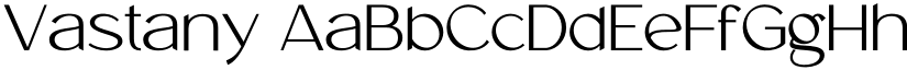Vastany font download