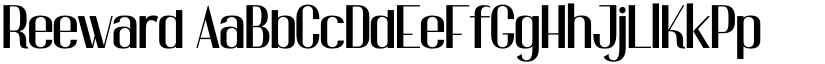 Reeward font download