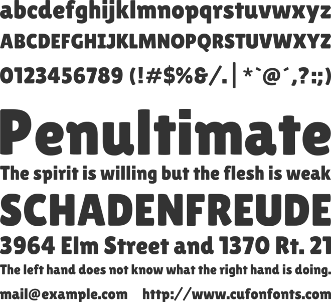 Lilita One font preview