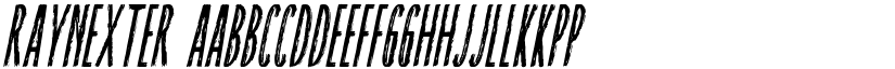 Raynexter font