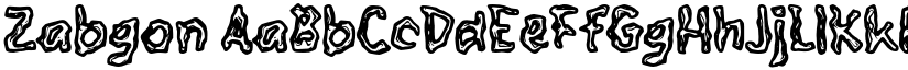 Zabgon font