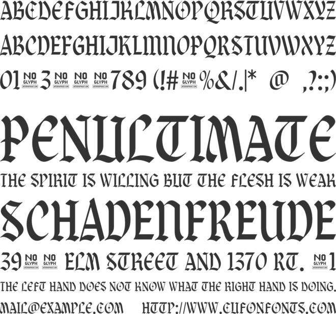 Braveson font preview