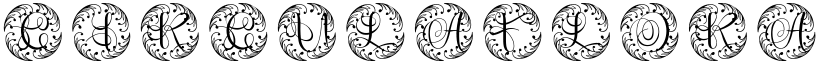 Circulaflora Monogram font