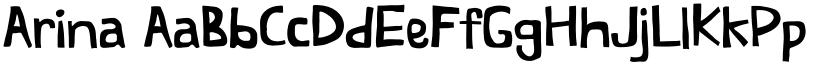 Arina font
