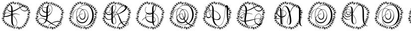 Florique Monogram font download