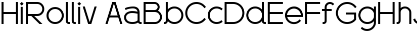 HiRolliv font download