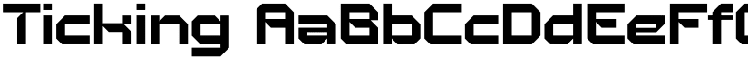 Ticking font download