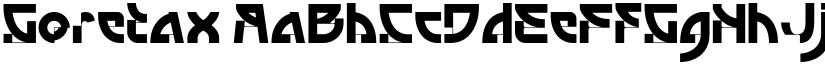 Goretax font download