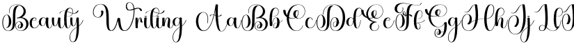 Beauty Writing font