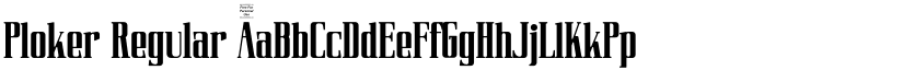 Ploker font download