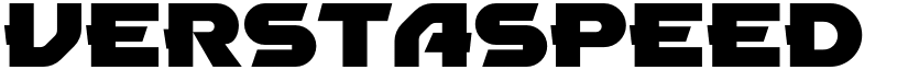 Verstaspeed font