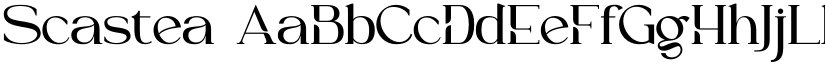 Scastea font