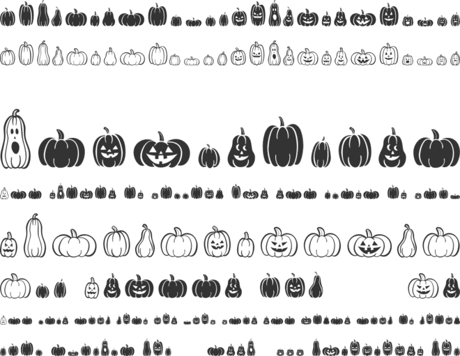Pumpkins Are Cool font preview