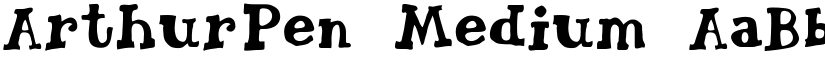 ArthurPen Medium font