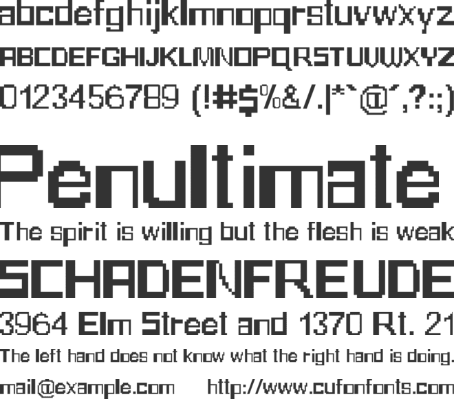 RobotAthletics font preview