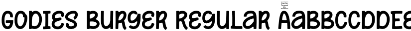 Godies Burger Regular font