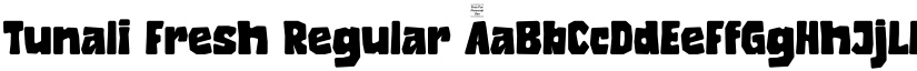 Tunali Fresh Regular font