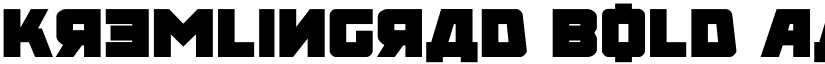 Kremlingrad Bold font