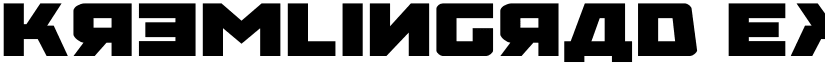 Kremlingrad Expanded font