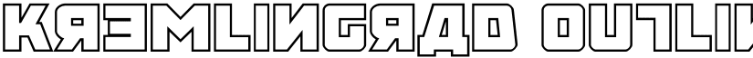 Kremlingrad Outline font