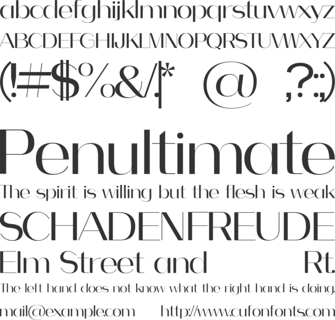 faddish font preview