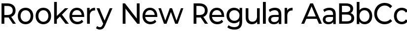 Rookery New Regular font