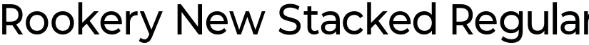 Rookery New Stacked Regular font