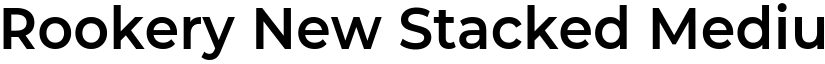 Rookery New Stacked Medium font