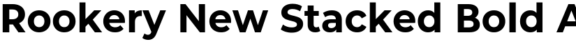 Rookery New Stacked Bold font