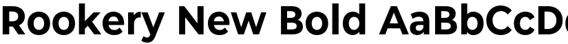 Rookery New Bold font