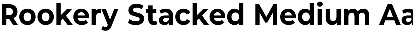 Rookery Stacked Medium font