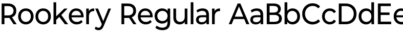 Rookery Regular font