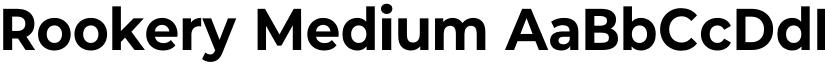 Rookery Medium font