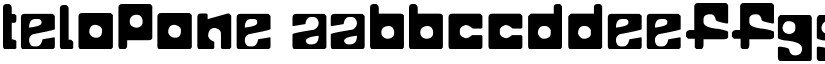 Telopone font download
