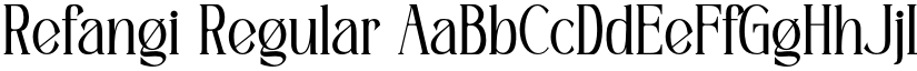 Refangi font download