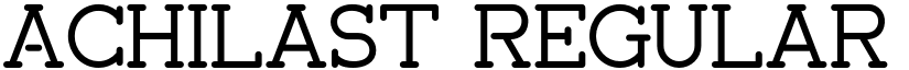 Achilast font download