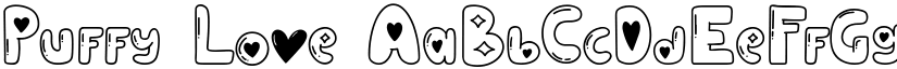 Puffy Love font