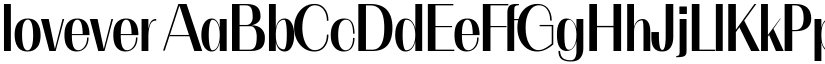 lovever font