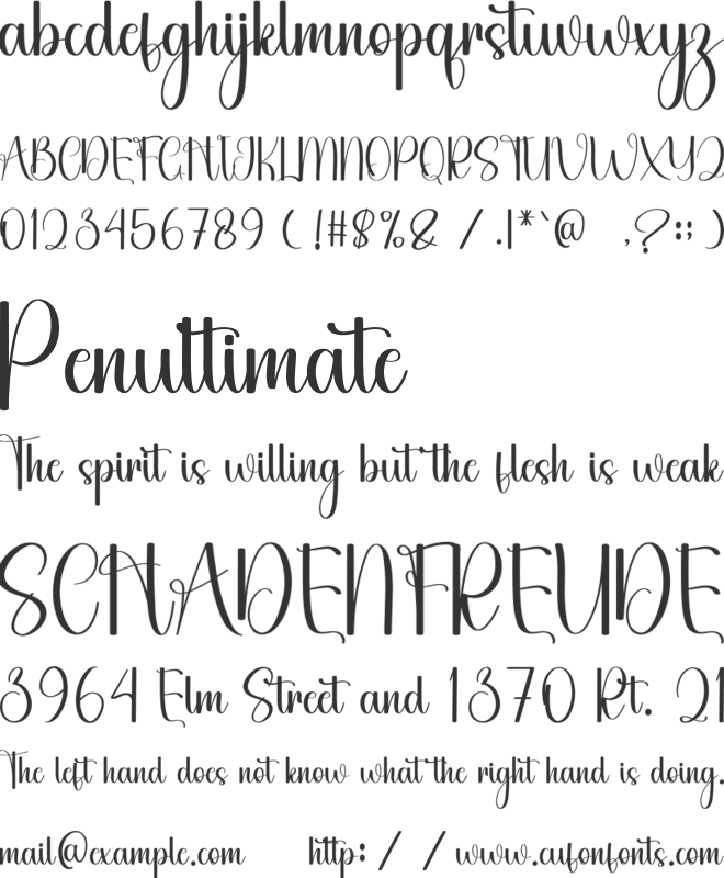 Homemade Beauty font preview
