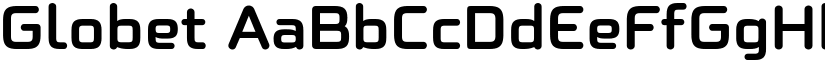 Globet font