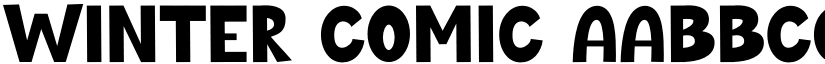 Winter Comic font